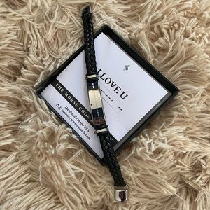 Morse Code “I Love You” Bracelet. 8”. Brand new.